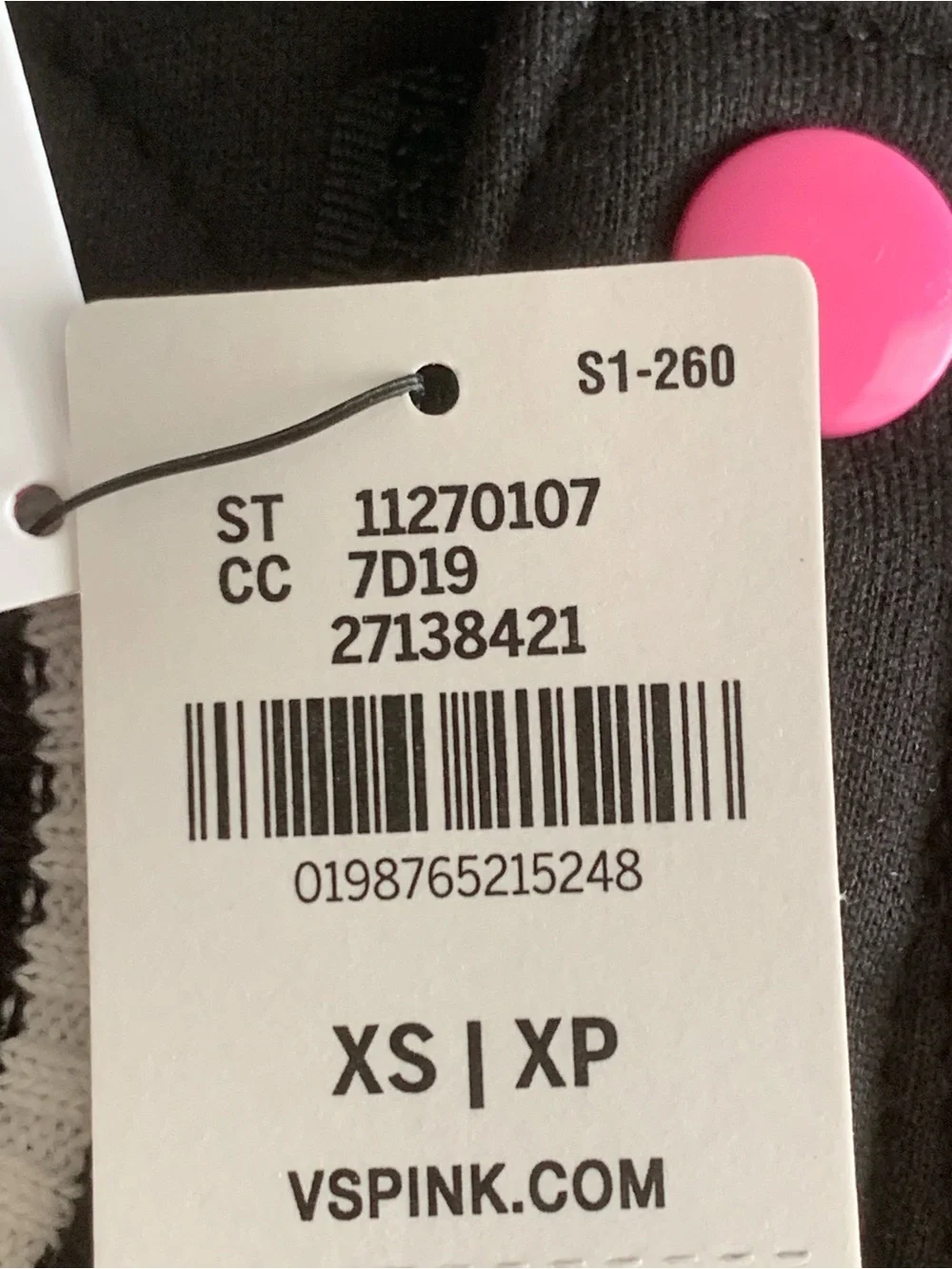 Victoria's Secret PINK Pup Pet Varsity Jacket Black Pink XS NWT Dog